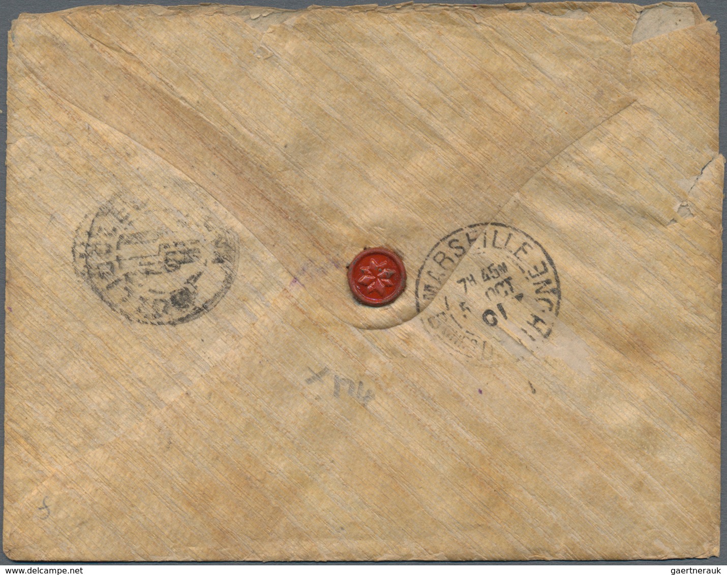 Hongkong: 1901,1902, Illustrated Letter With Content And Postcard To France Respectively To Scotland - Other & Unclassified