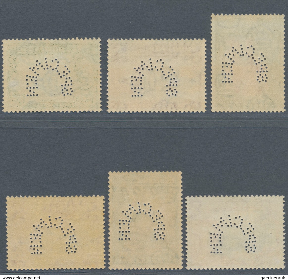 Hongkong: 1941, Centenary Of British Occupation Complete Set Of Six Perf. SPECIMEN, Mint Hinged, Sca - Other & Unclassified