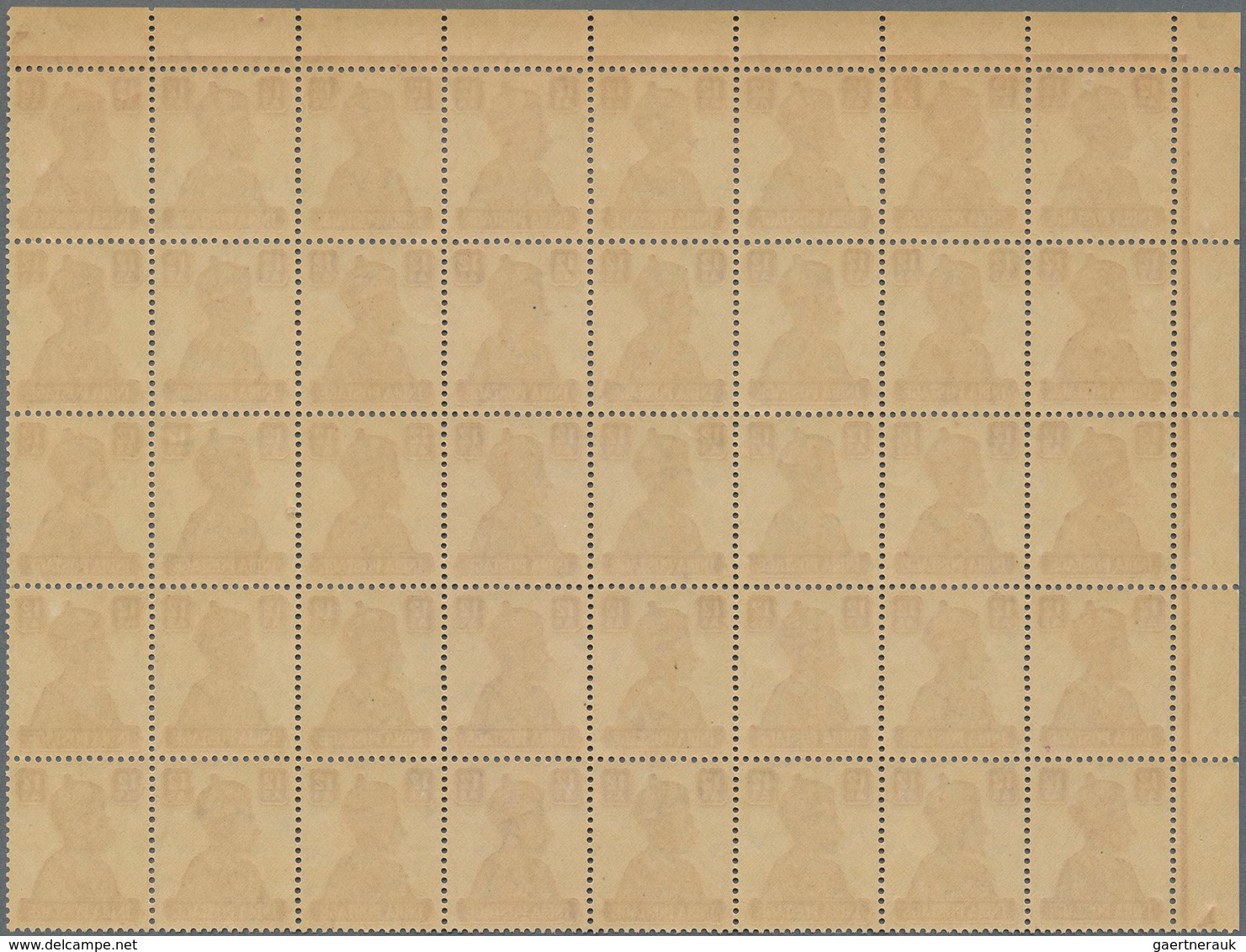 Indien: 1940-41, KGVI. 4a., 6a., 8a. And 12a. Each As Marginal Block Of 40, The 6a., 8a. And 12a. As - 1852 Sind Province