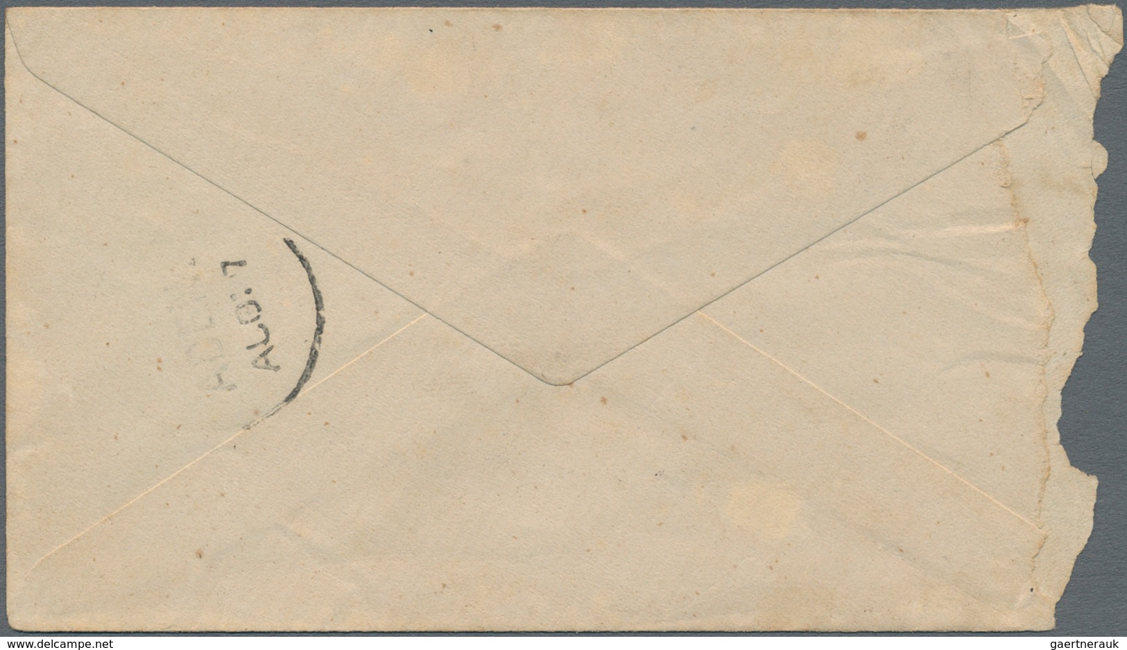 Indien - Used Abroad: 1880, Indian 1/2 Penny Blue Stationery Cover With Duplex "BRITISH P.O. ZANZIBA - Other & Unclassified