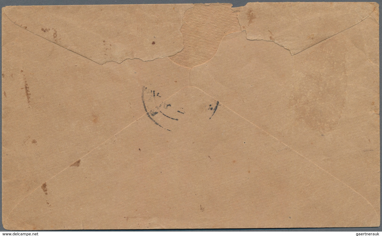 Indien - Feldpost: 1918 I.E.F.: Cover From The Indian F.P.O. 84 In Nasiriya, IRAQ To Bombay, Franked - Military Service Stamp