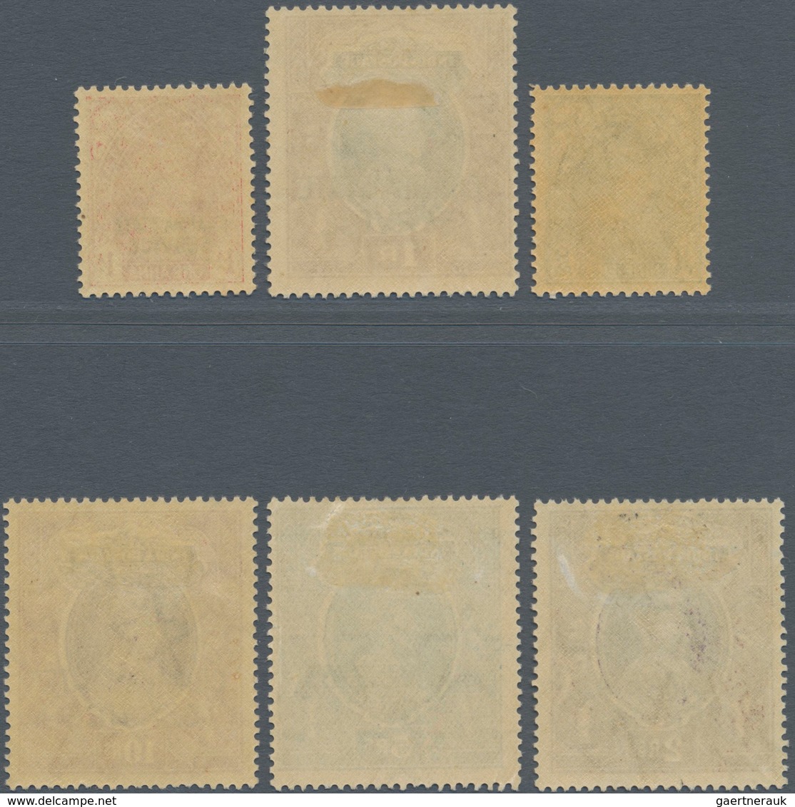 Indien - Konventionalstaaten: CHAMBA - OFFICIAL STAMPS: 1938/40, India KGVI Definitives With Opt. 'C - Andere & Zonder Classificatie