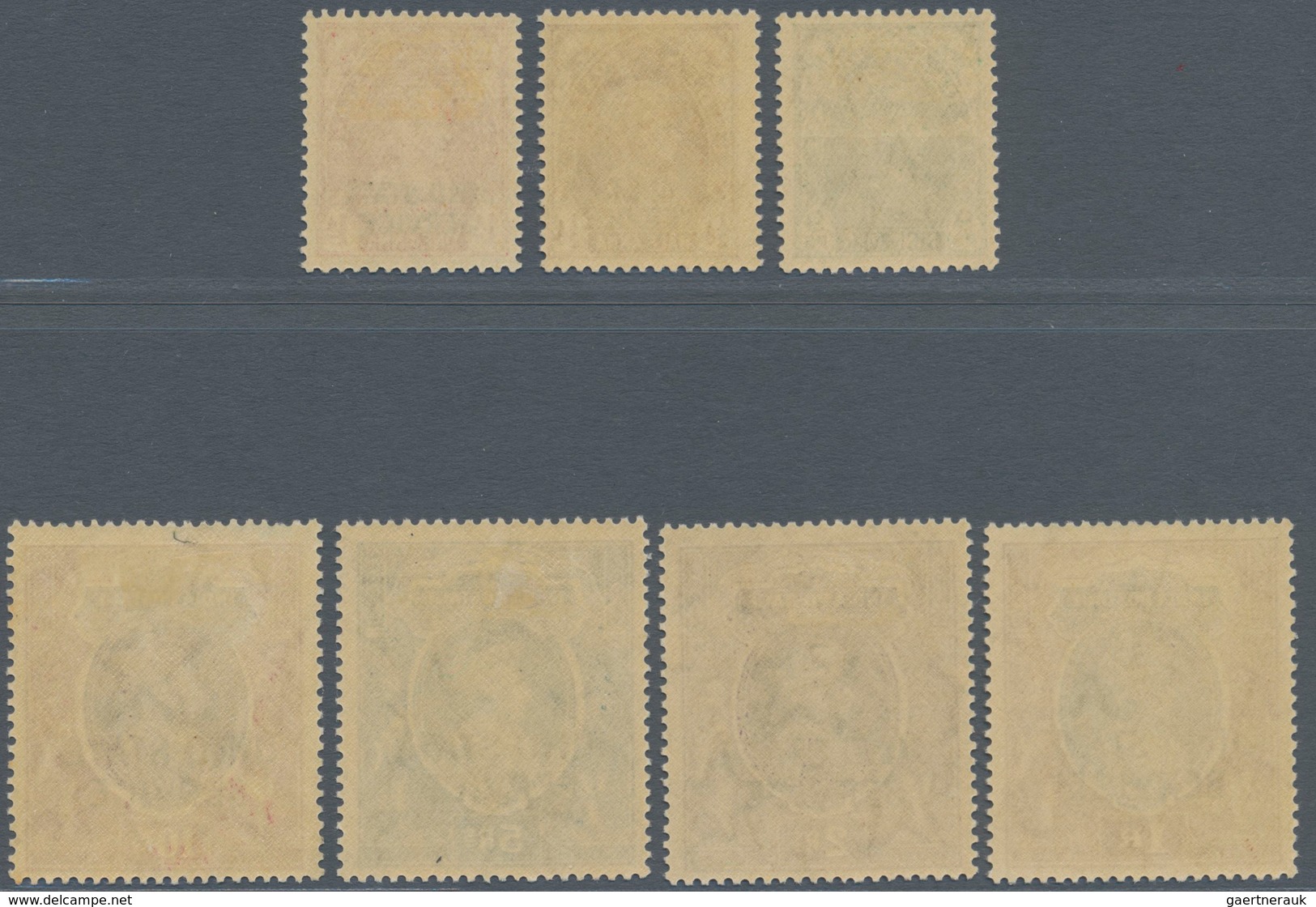 Indien - Konventionalstaaten: JIND - OFFICIAL STAMPS: 1937/40, India KGVI Definitives With Opt. 'JIN - Other & Unclassified