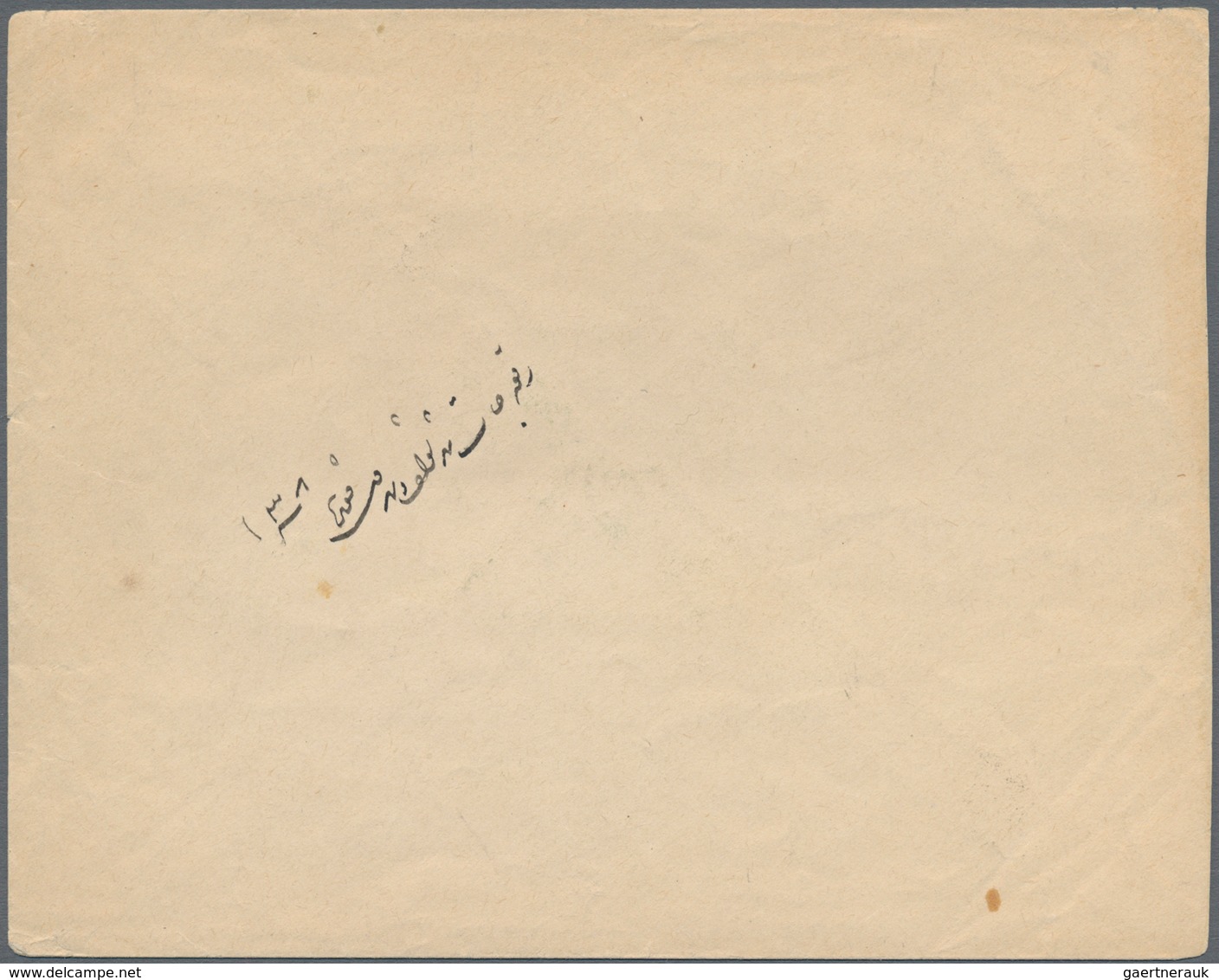 Iran: 1890, Lion Labels : Private Cover To Isfahan Addressed To Prince Massoud Mirza Zell-ol-Soltan - Iran