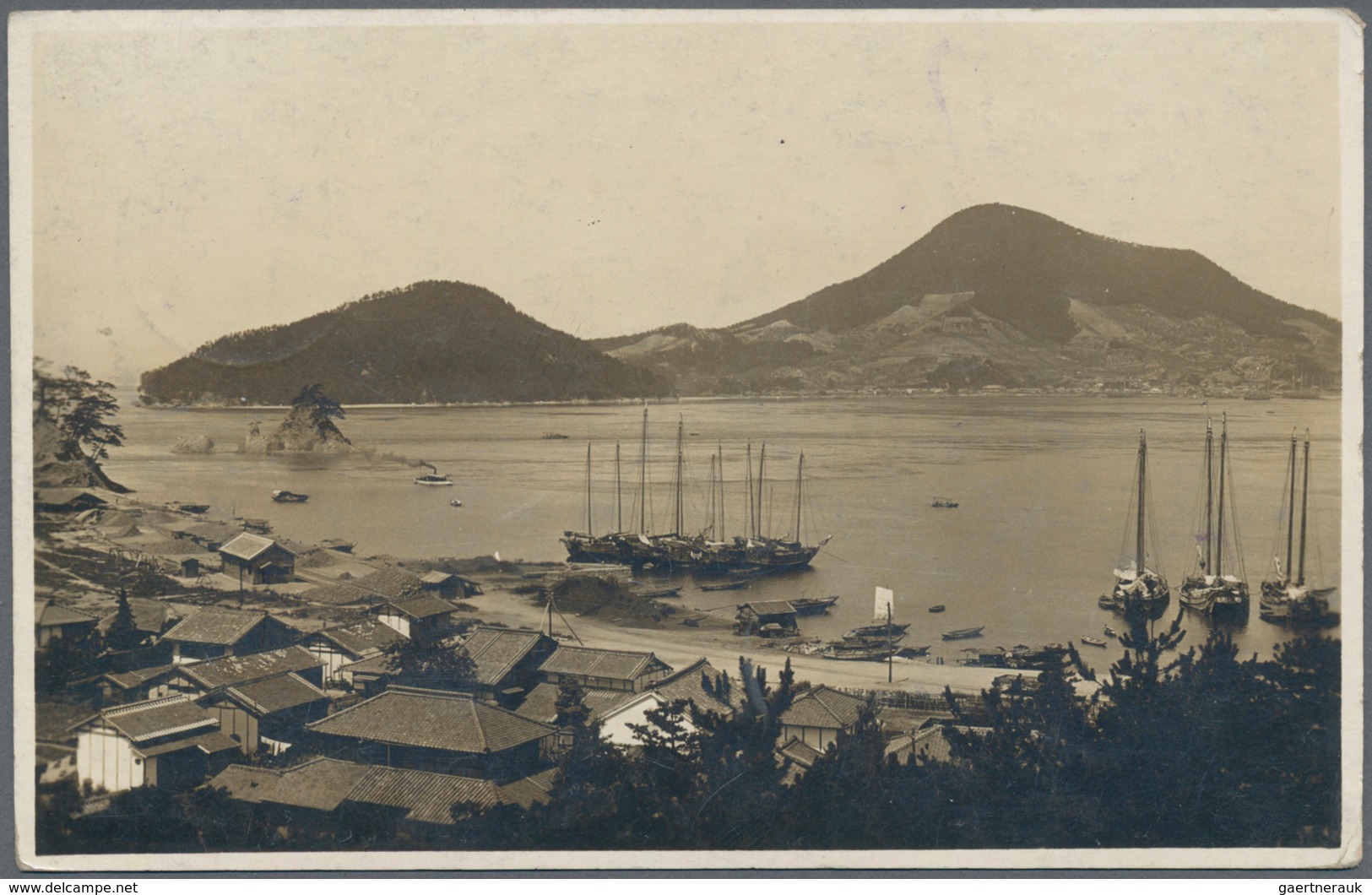 Japan: 1916, Photo Card Used As Prisoner Of War Card From Matsuyama With Stamped-in X-mas Greetings, - Otros & Sin Clasificación