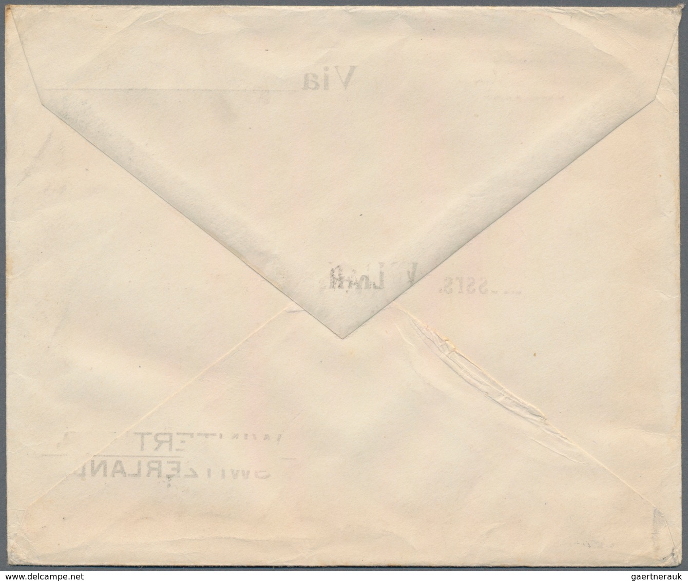 Japan: 1917/29, covers to Switzerland (3) or Finland (1): printed matter with french censor tape, re