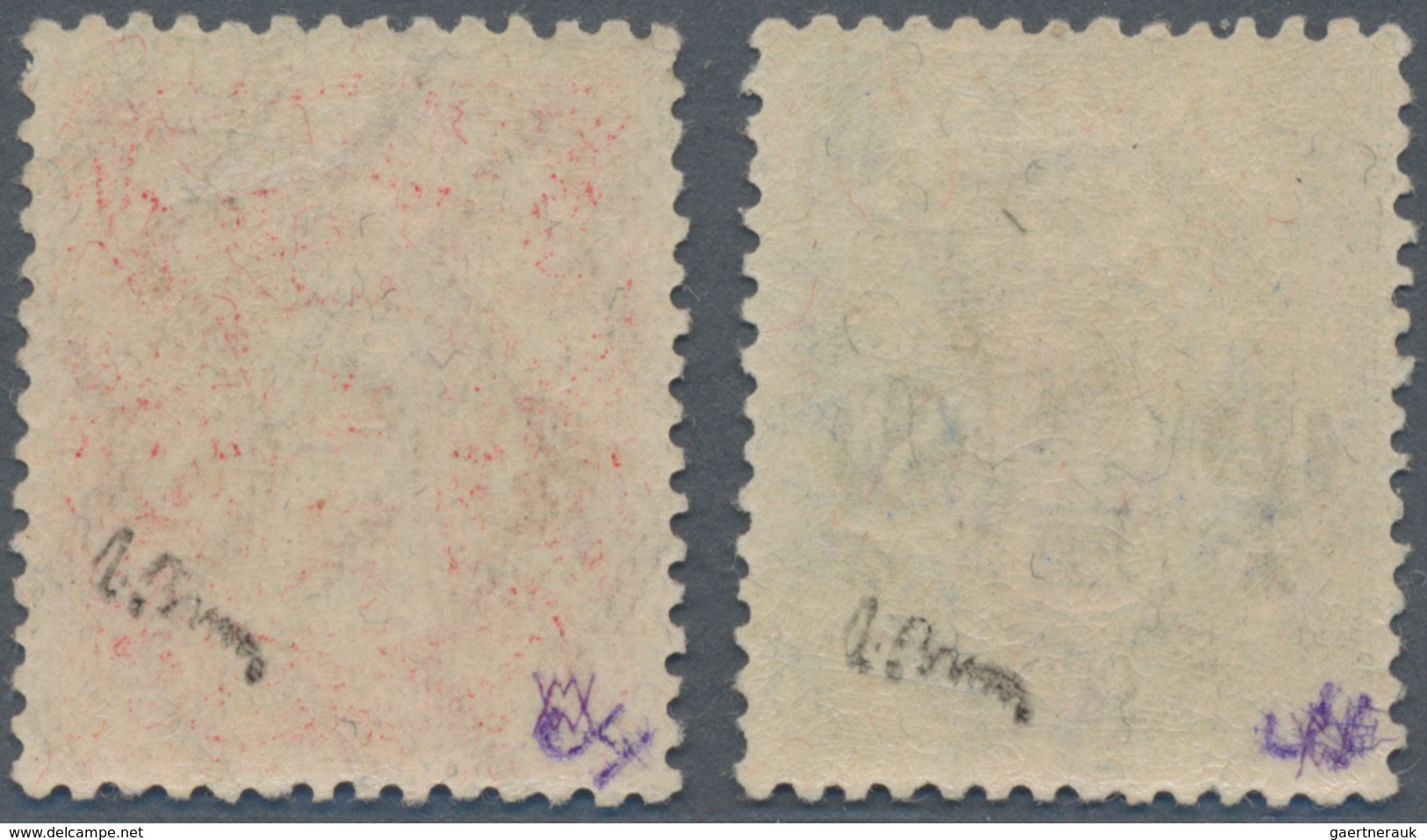 Japan: 1919, First Airmail Flight Set, Unused Mounted Mint First Mount VLH, Signed A. Brun And Photo - Other & Unclassified