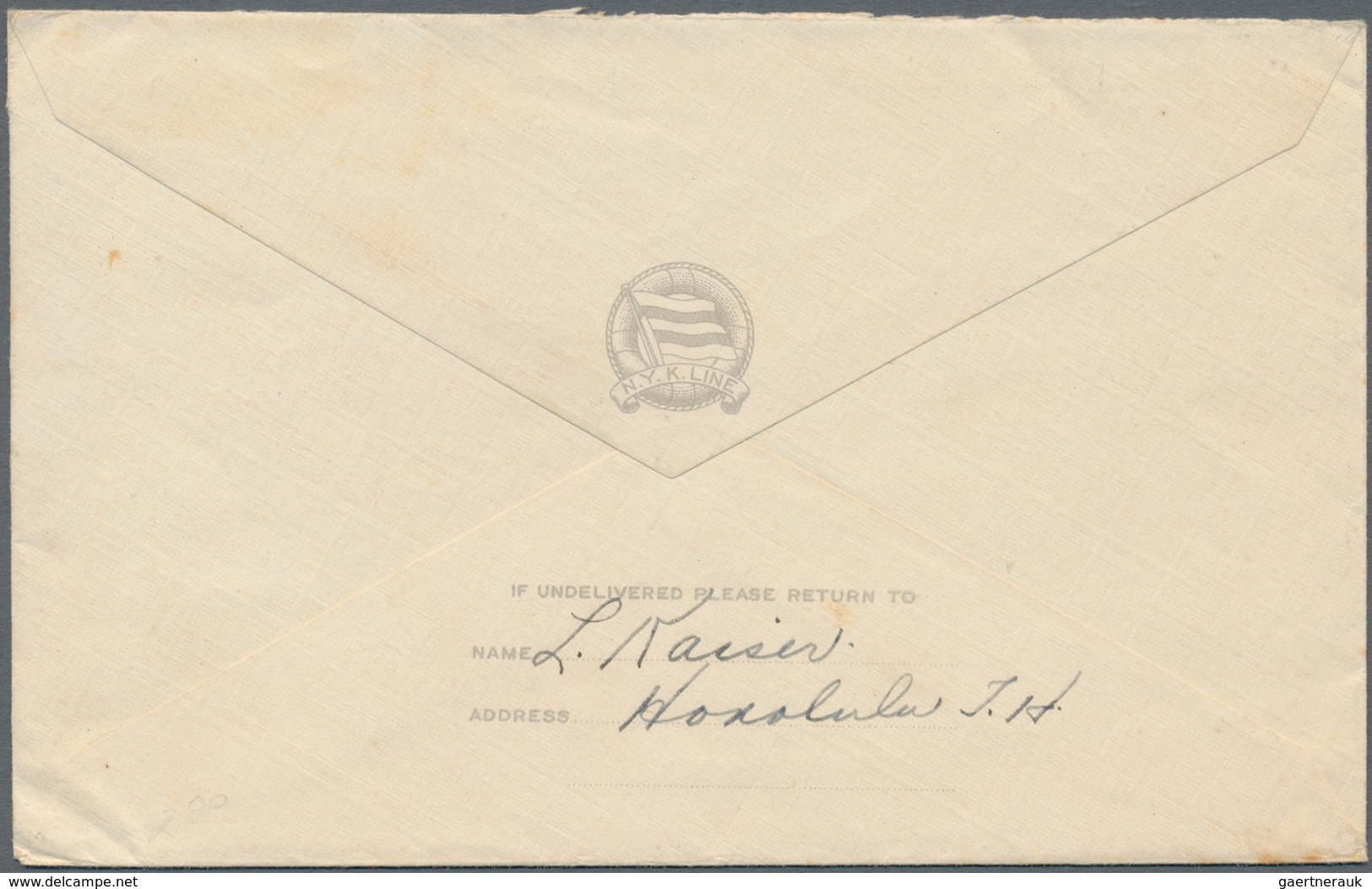 Japan: 1926, "ASAMA-MARU SEAPOST NIPPON" Landscape Postmarks On Commercial Usages To USA: Landscape - Other & Unclassified