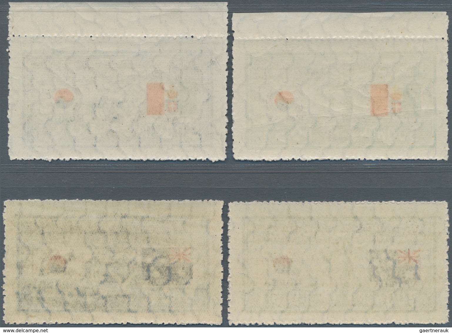 Korea-Süd: 1951, Flag Set Of 44 Vals. Inc. Italy Both Old And New Flag, Mint Never Hinged MNH, 4 Set - Korea, South