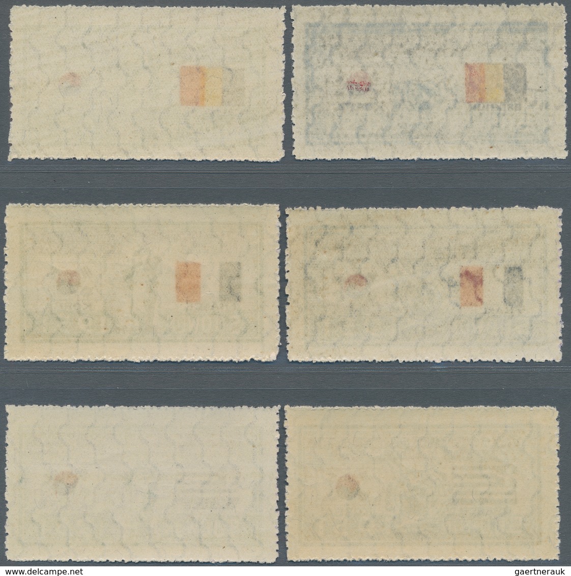 Korea-Süd: 1951, flag set of 44 vals. inc. Italy both old and new flag, mint never hinged MNH, 4 set