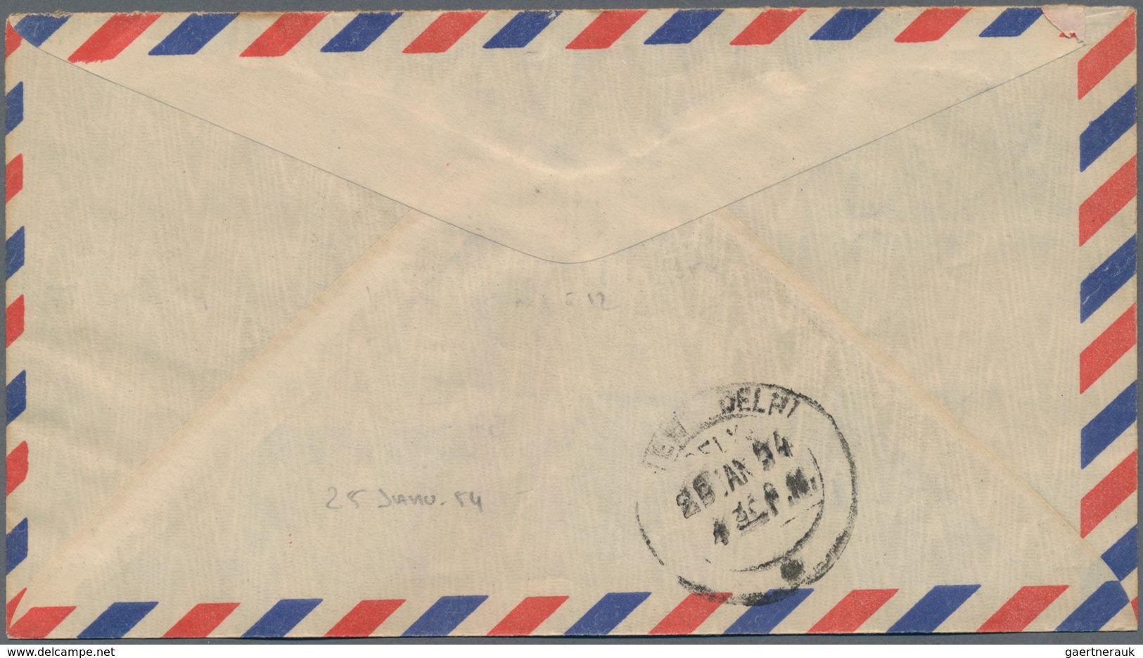 Korea-Süd: Korean War, 1953, India Army Surcharge Set 3 P.-1 Re. Twelve Values Tied "F.P.O. 740 18-1 - Korea, South