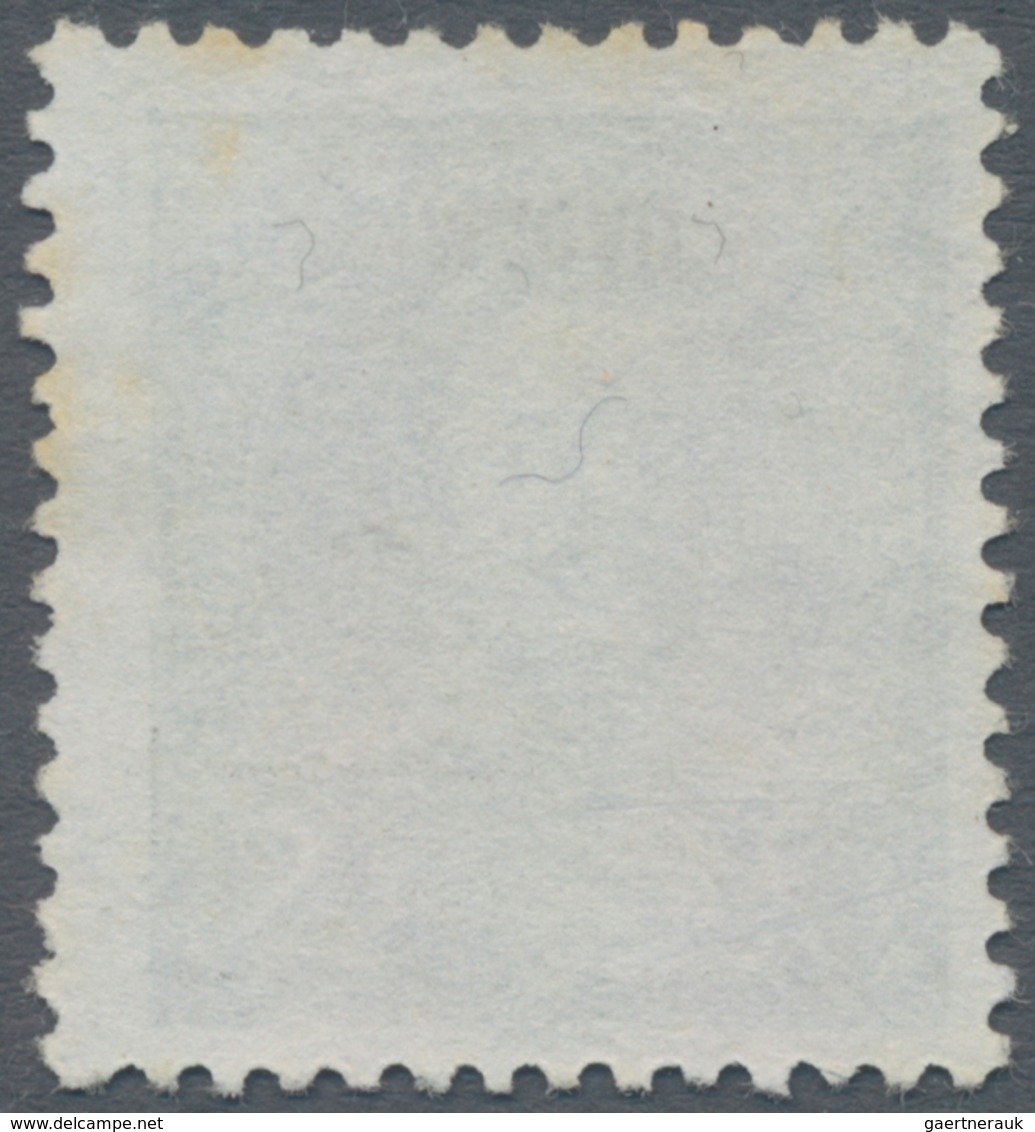 Macau: 1903, 2 (A.) On Dull Blue, Imprint Inverted, Unused No Gum. - Andere & Zonder Classificatie