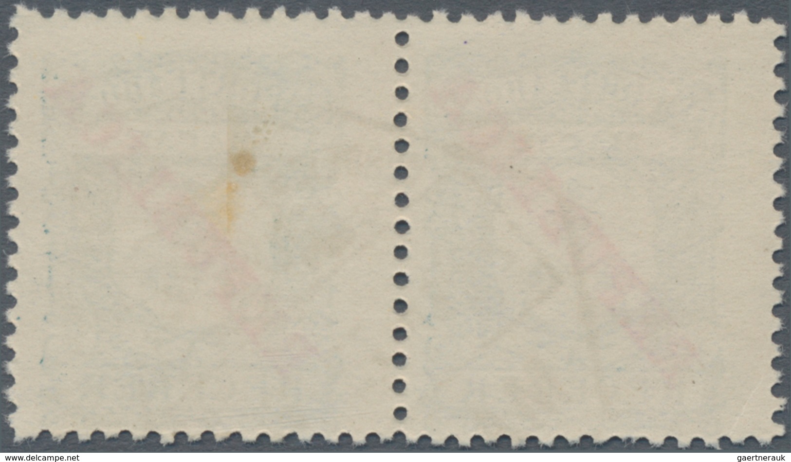 Macau - Portomarken: 1914, 1/2 A. Bluish Green/black, A Horizontal Pair Canc. "MA(CAU) 26 XII 32", R - Other & Unclassified