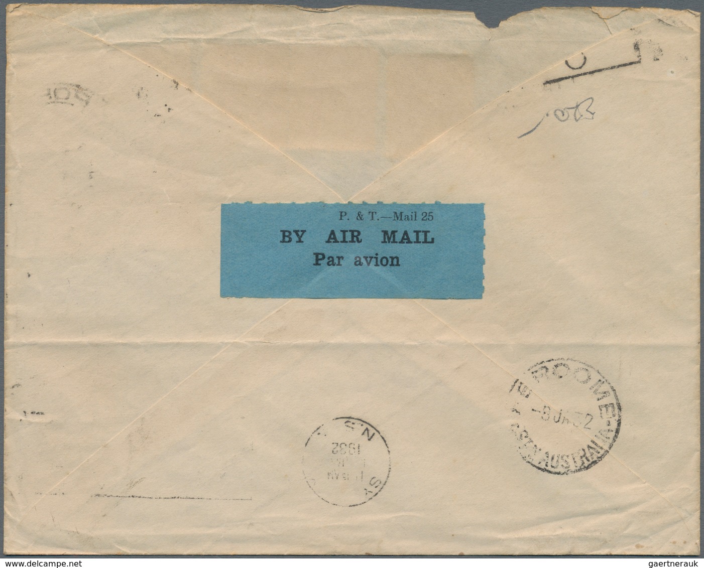 Malaiische Staaten - Straits Settlements: 1931. Crisp Commercial Cover From Singapore To Sydney Fran - Straits Settlements