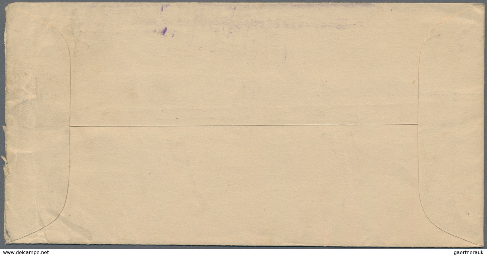 Malaiische Staaten - Penang: 1930 (20 Mar), Siamese Postal Stationery Envelope 15s. Blue Addressed T - Penang