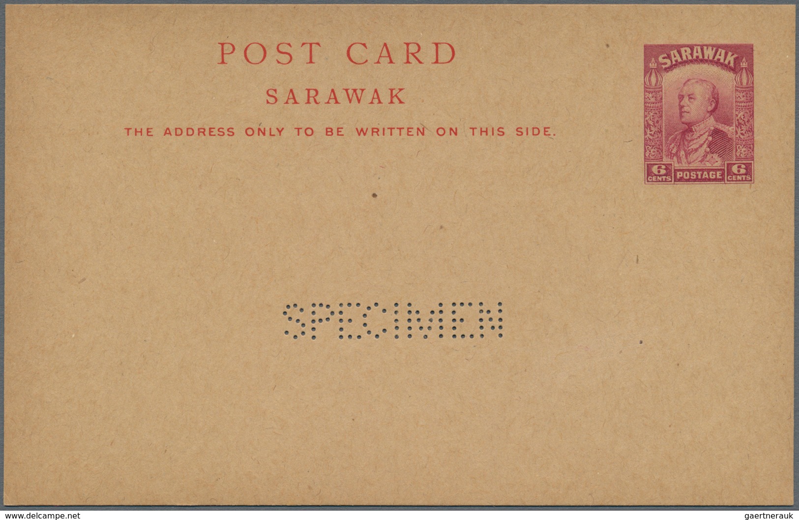 Malaiische Staaten - Sarawak: 1931-34 Four Postal Stationery Cards 'Charles Vyner Brooke' 2c Green, - Other & Unclassified