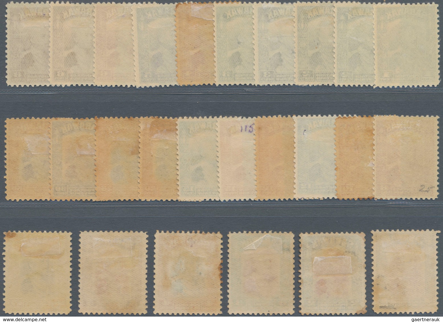 Malaiische Staaten - Sarawak: 1934, Sir Charles Vyner Brooke Complete Set Of 26, Mint Hinged Or With - Andere & Zonder Classificatie