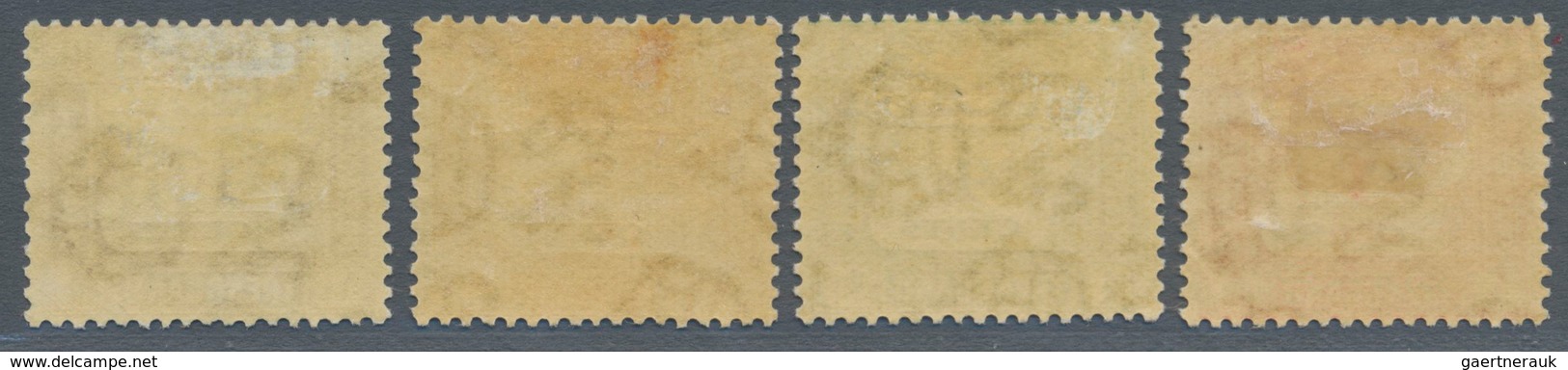 Malaiische Staaten - Trengganu-Portomarken: 1937, Postage Dues Complete Set Of Four, Mint Hinged And - Trengganu