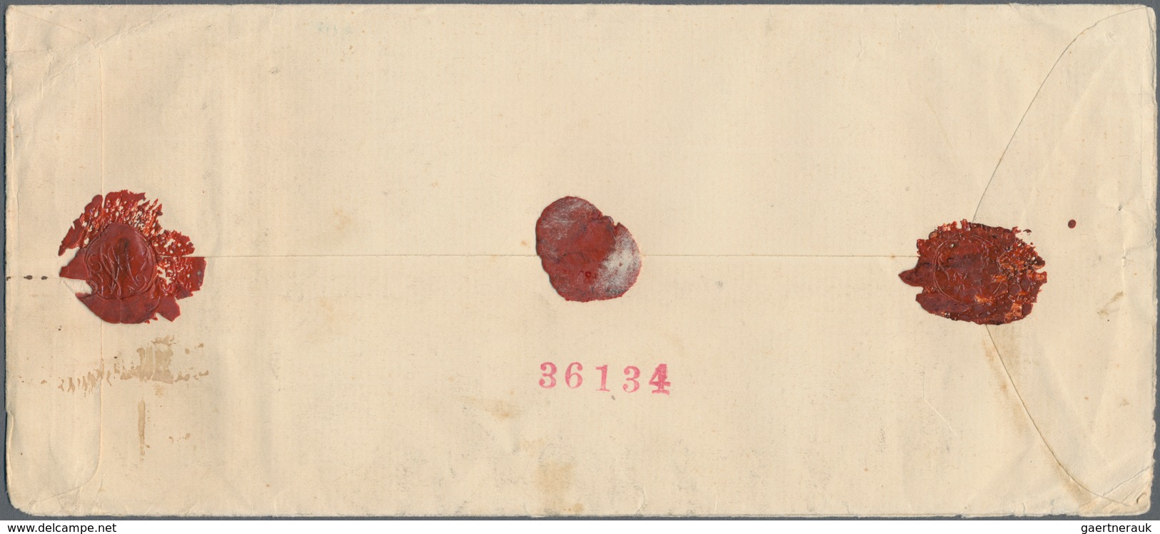 Mandschuko (Manchuko): 1941. Registered Envelope Addressed To German Government In Poland Bearing Ma - 1932-45 Manchuria (Manchukuo)