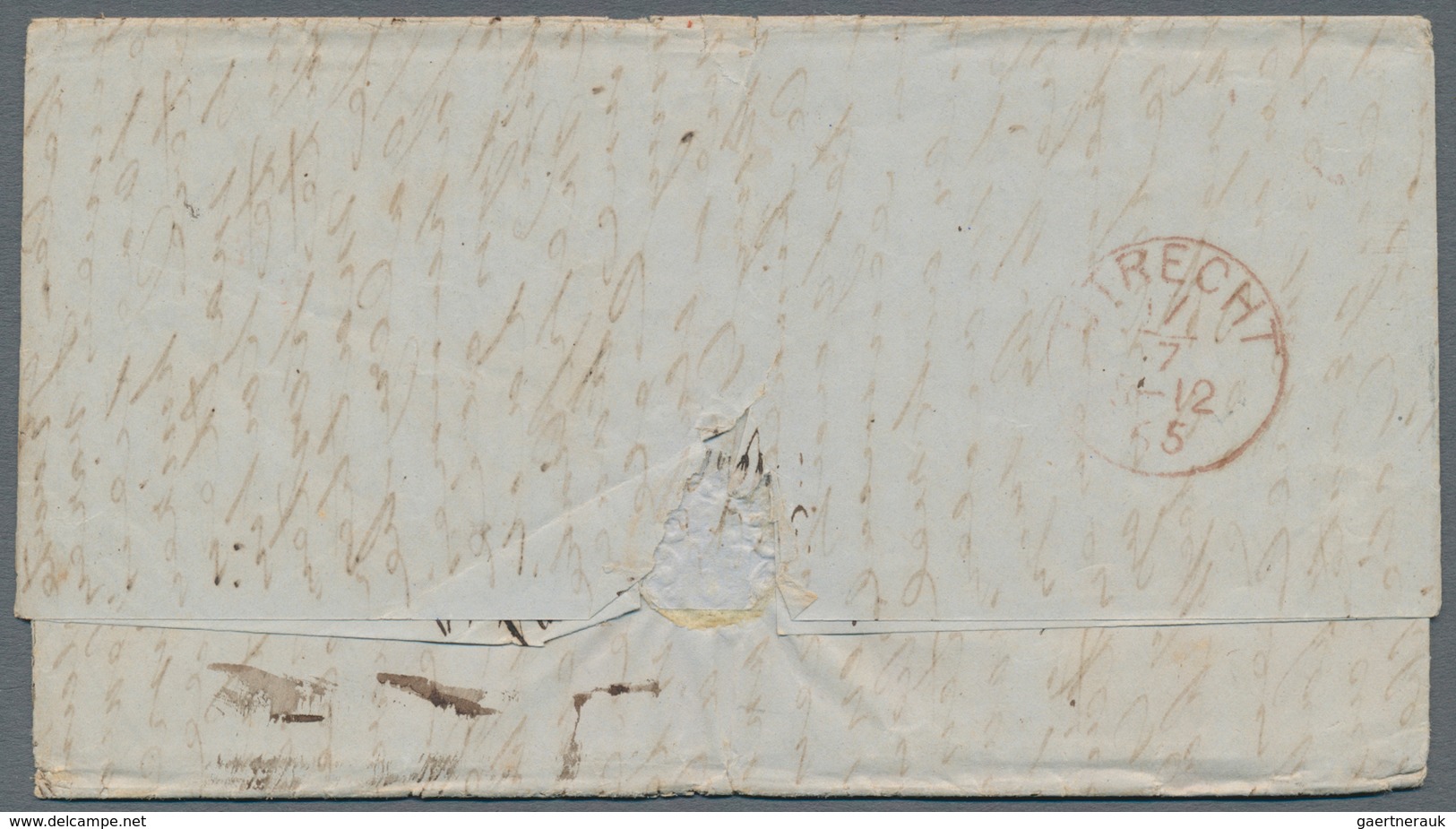 Niederländisch-Indien: 1864/65, Two Entire Folded Letters From "TAGAL 28/5 1865" Resp. "PEKALONGAN 1 - Nederlands-Indië