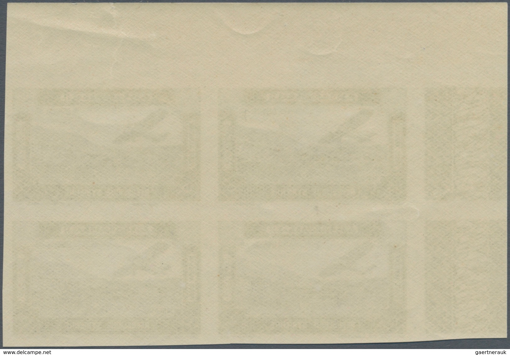 Syrien: 1934, 10th Anniversary Of Republic, Airmail 1pi. Green With Variety "blank Value Field", Mar - Syrien