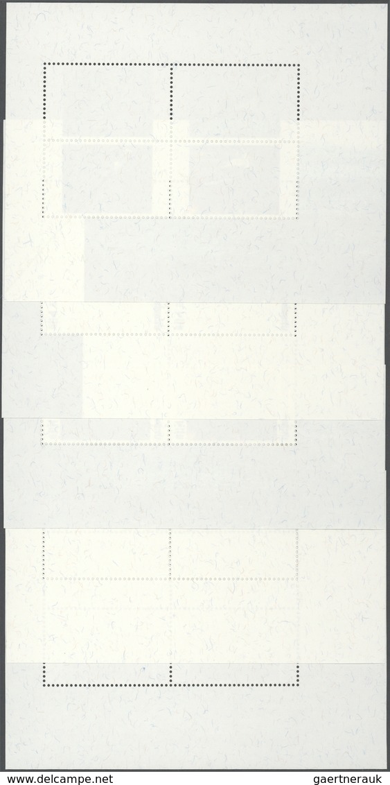 Thailand: 1997. Progressive Proof (11 Phases Inclusive Original) For The Souvenir Sheet Of The WATER - Thailand