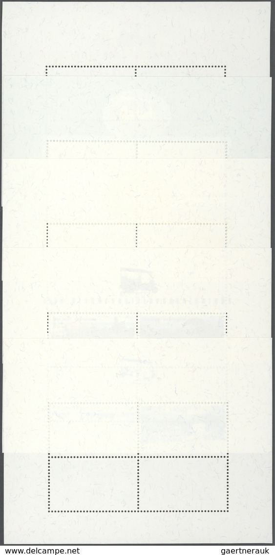 Thailand: 1997. Progressive Proof (10 Phases Inclusive Original) For The Souvenir Sheet Of The Set " - Thailand