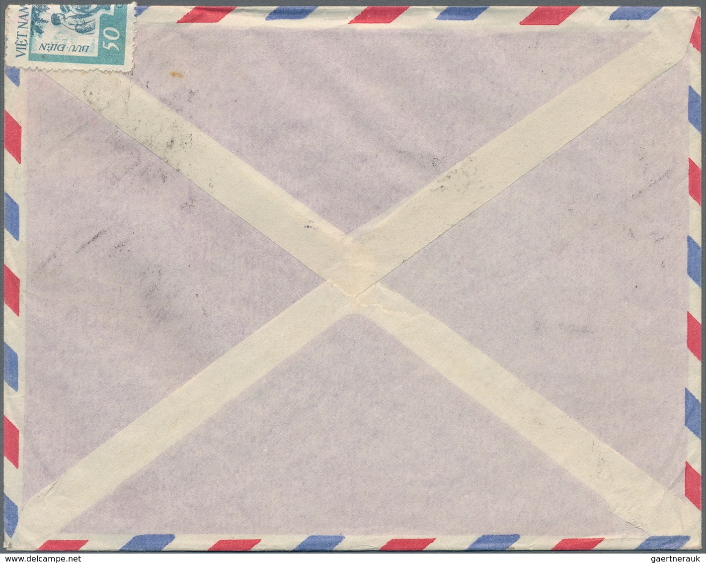 Vietnam-Nord (1945-1975): 1953/1958. Air Mail Coverwith A Mixed Franking Of Michel Nr. 8 (2), 67 And - Vietnam