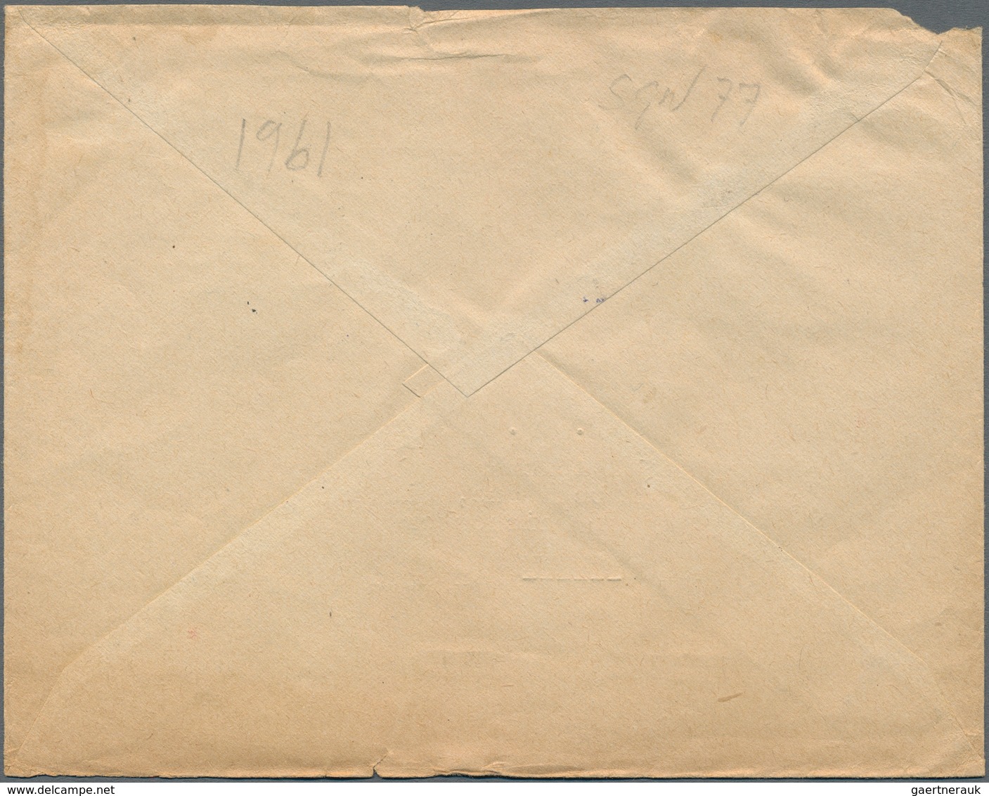 Vietnam-Nord (1945-1975): 1958. Xunhasaba Air Mail Letter With A Single Franking Of Michel Nr. 82 Se - Vietnam