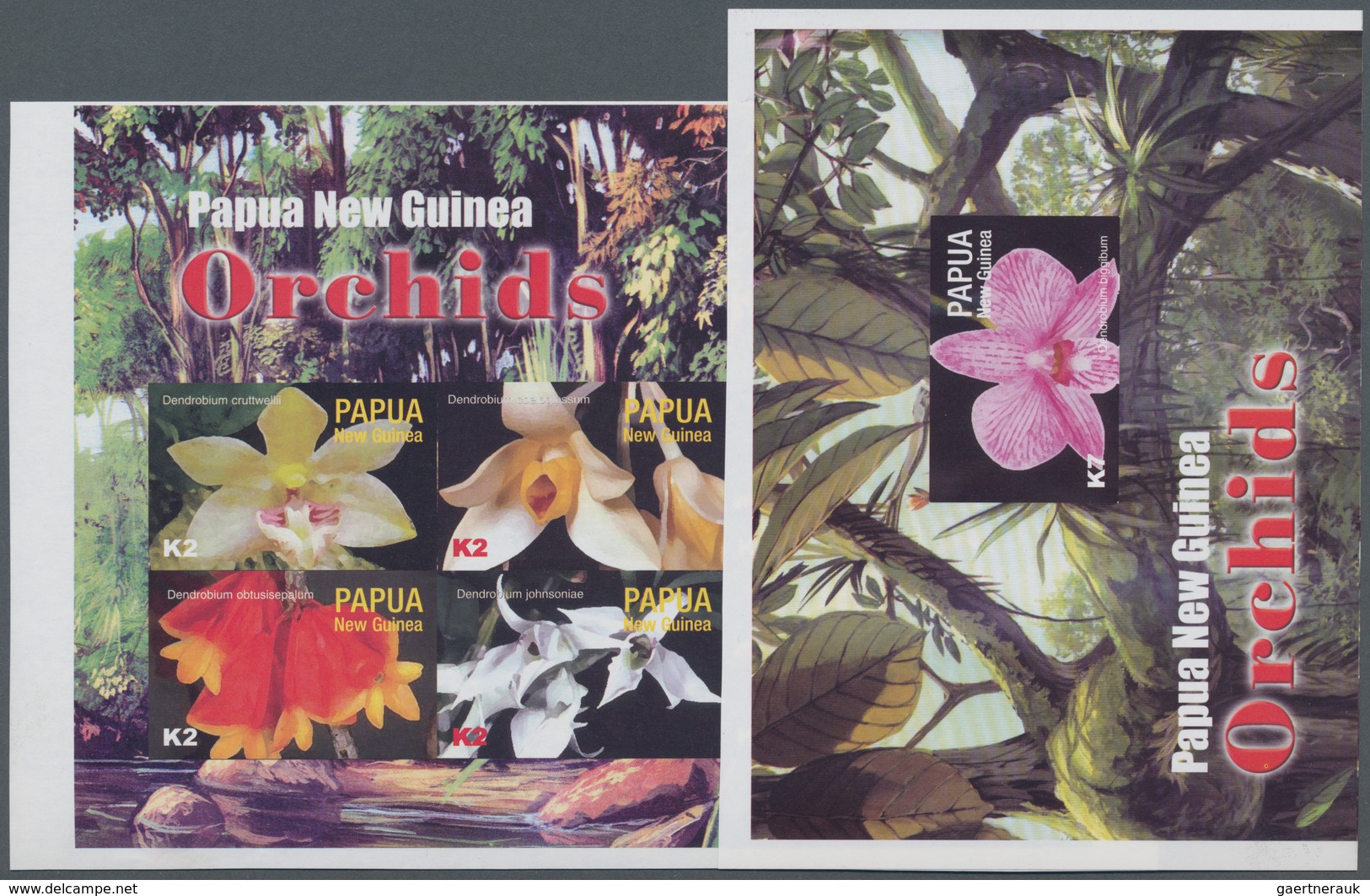 Thematik: Flora-Orchideen / Flora-orchids: 2004, PAPUA NEW GUINEA: Native Orchids Complete Set Of Si - Orchids