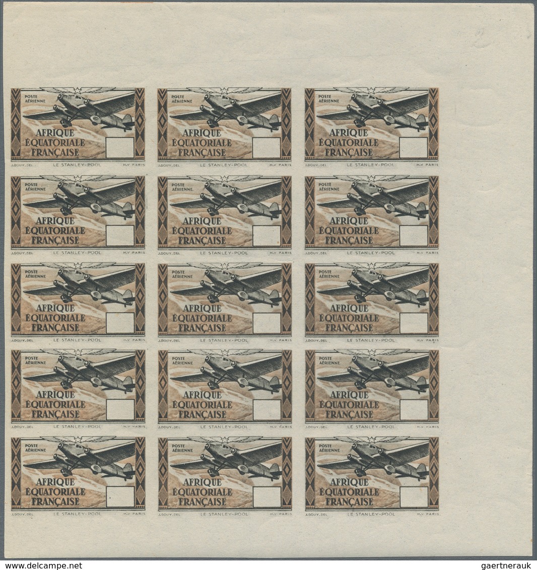 Thematik: Flugzeuge, Luftfahrt / Airoplanes, Aviation: 1943, French Equatorial Africa, Airmails "Le - Vliegtuigen