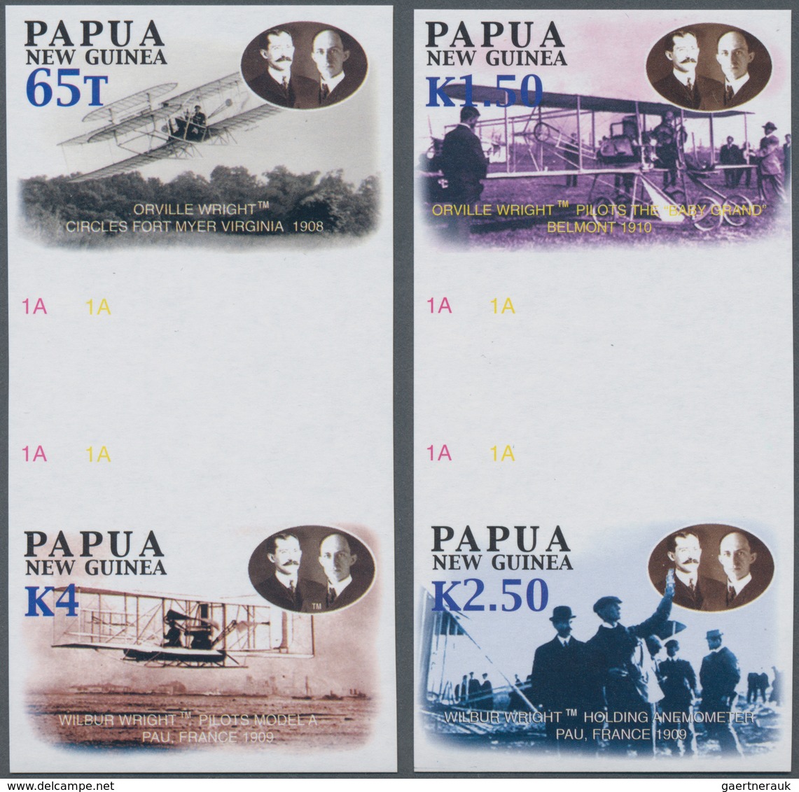 Thematik: Flugzeuge, Luftfahrt / Airoplanes, Aviation: 2003, PAPUA NEW GUINEA: 100th Anniversary Of - Vliegtuigen