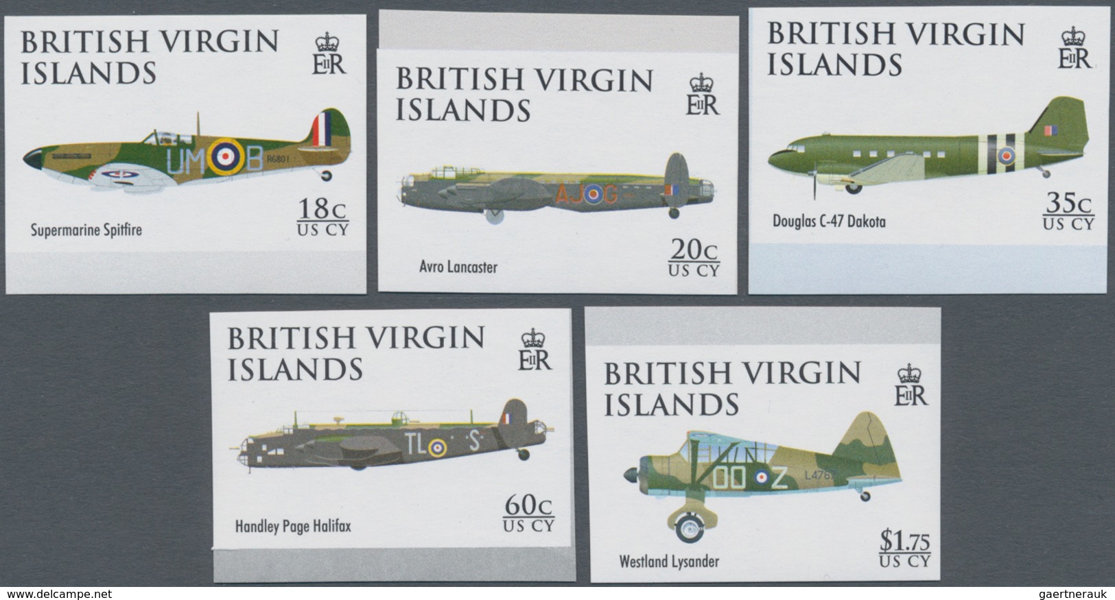Thematik: Flugzeuge, Luftfahrt / Airoplanes, Aviation: 2008, BRITISH VIRGIN ISLANDS: 90 Years Of Roy - Airplanes