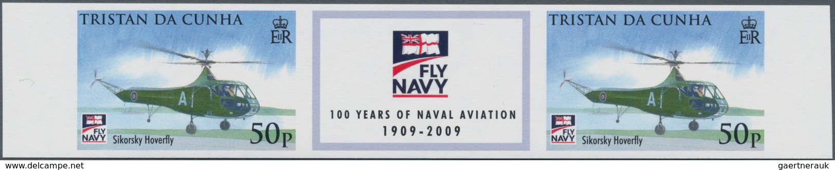 Thematik: Flugzeuge-Hubschrauber / Airplanes-helicopter: 2009, TRISTAN DA CUNHA: 100 Years Royal Nav - Airplanes