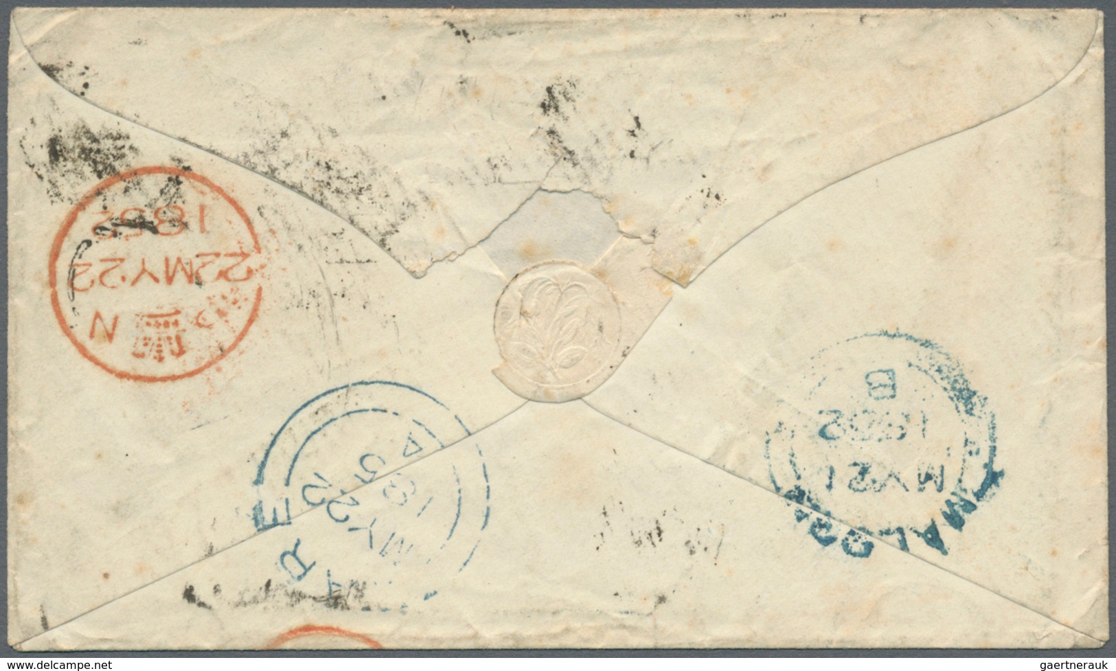 Thematik: Frieden / Peace: 1852, England. BLESSED ARE THE PEACEMAKERS. Pictorial Envelope With A Fou - Unclassified