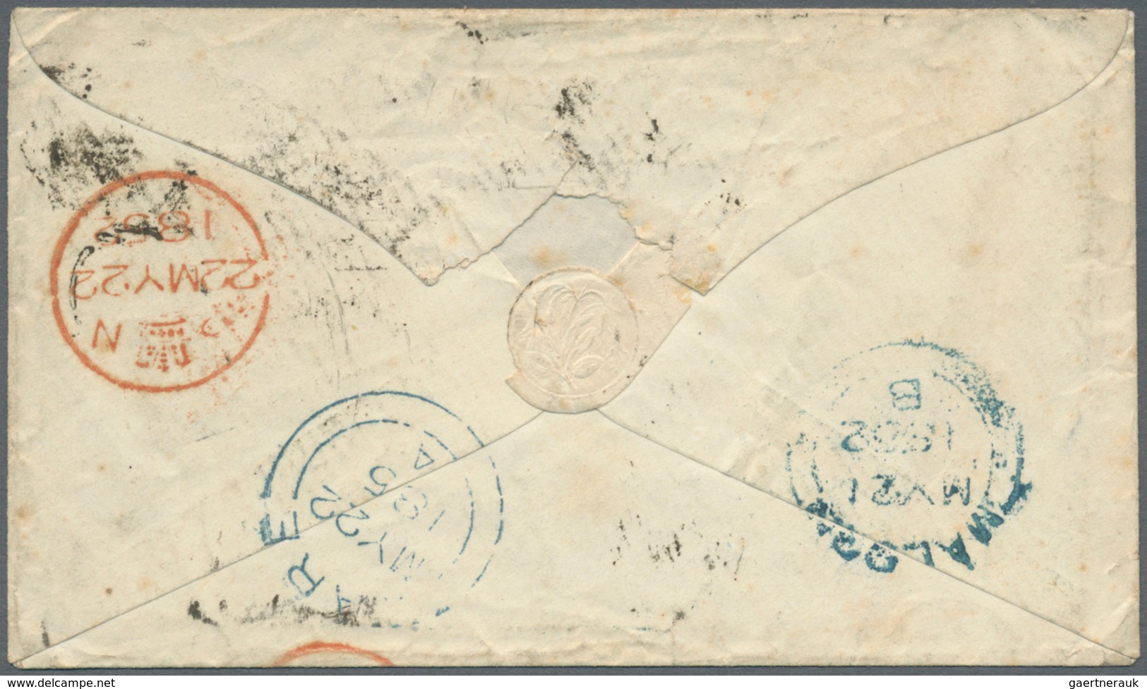 Thematik: Frieden / Peace: 1852, England. BLESSED ARE THE PEACEMAKERS. Pictorial Envelope With A Fou - Zonder Classificatie