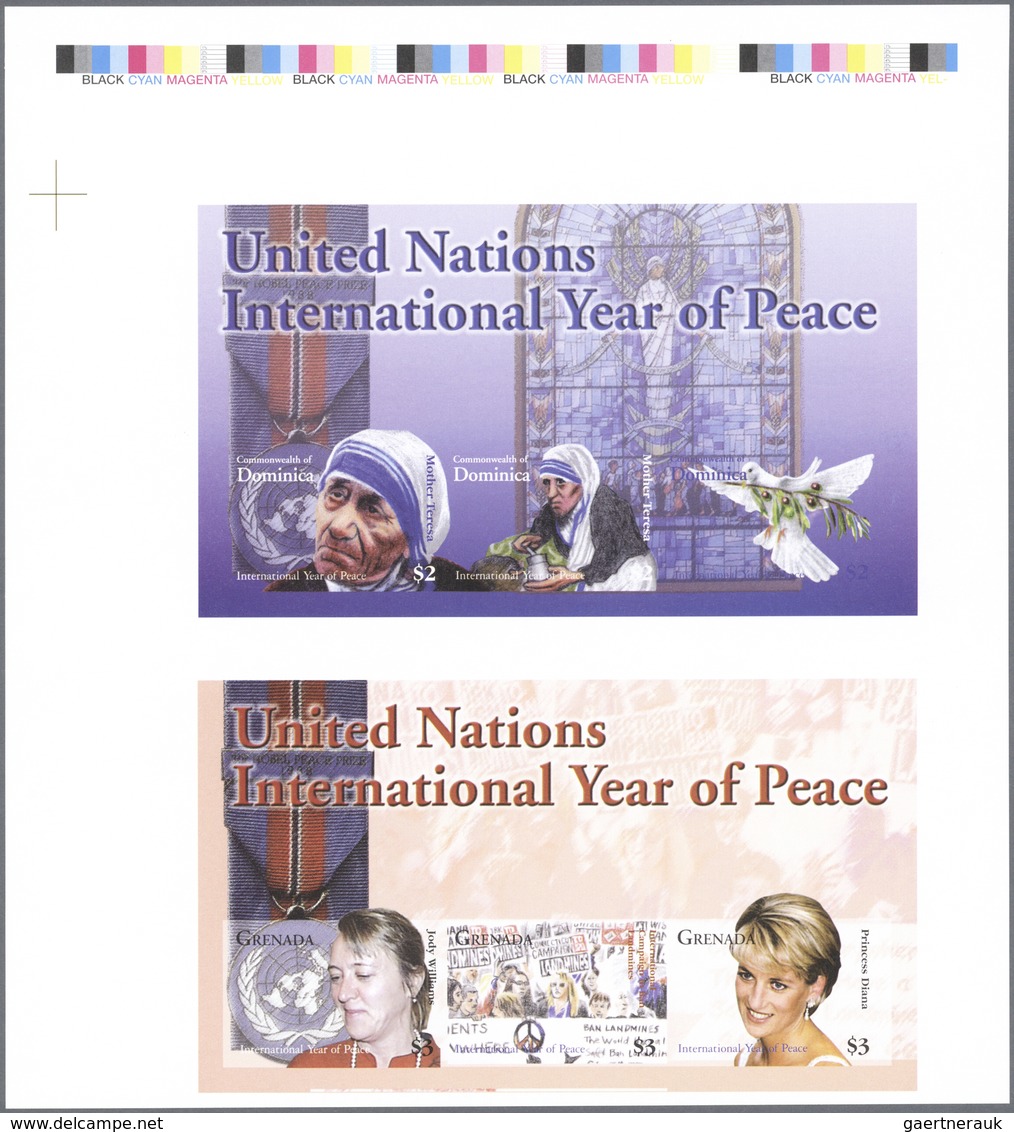 Thematik: Frieden / Peace: 2004, DOMINICA And GRENADA: United Nations International Year Of Peace Ve - Unclassified