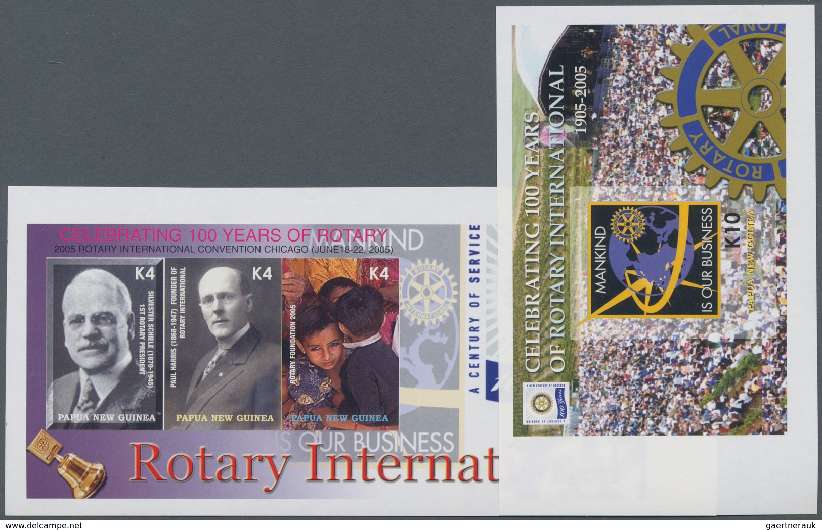 Thematik: Internat. Organisationen-Rotarier / Internat. Organizations-Rotary Club: 2005, PAPUA NEW G - Rotary, Lions Club