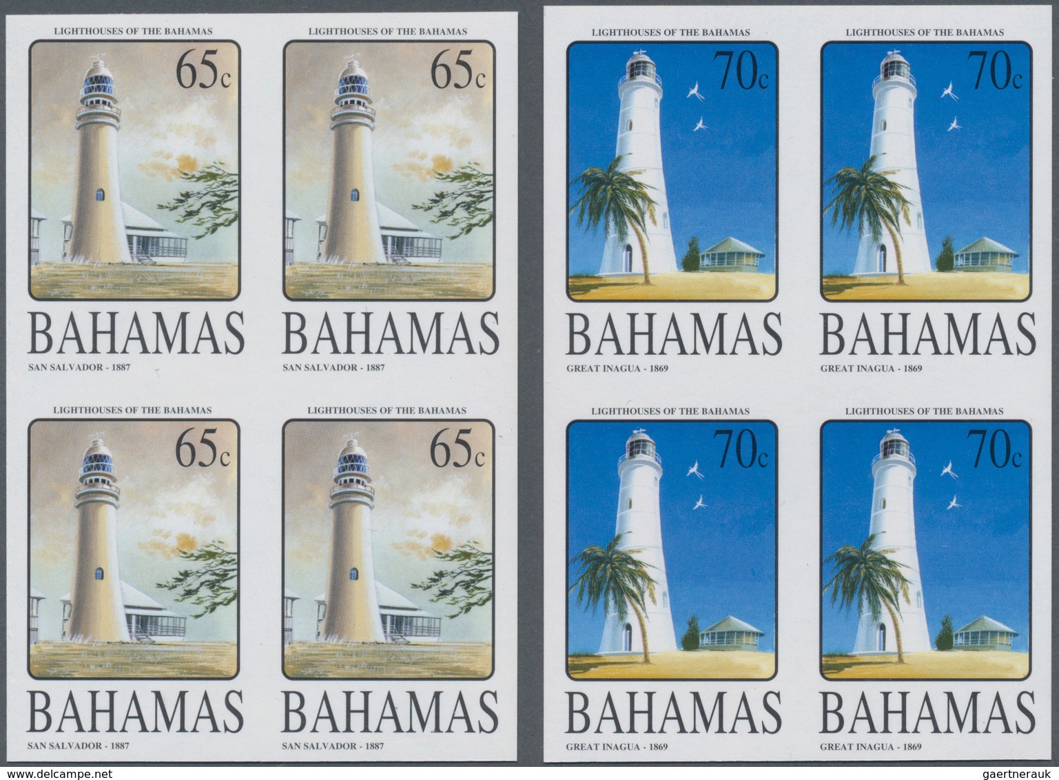 Thematik: Leuchttürme / Lighthouses: 2005, Bahamas. Complete Set "Bahamas Lighthouses (II)" In IMPER - Vuurtorens