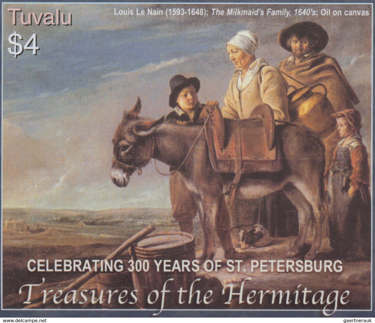 Thematik: Malerei, Maler / Painting, Painters: 2004, TUVALU: Treasures Of The Hermitage (different P - Other & Unclassified