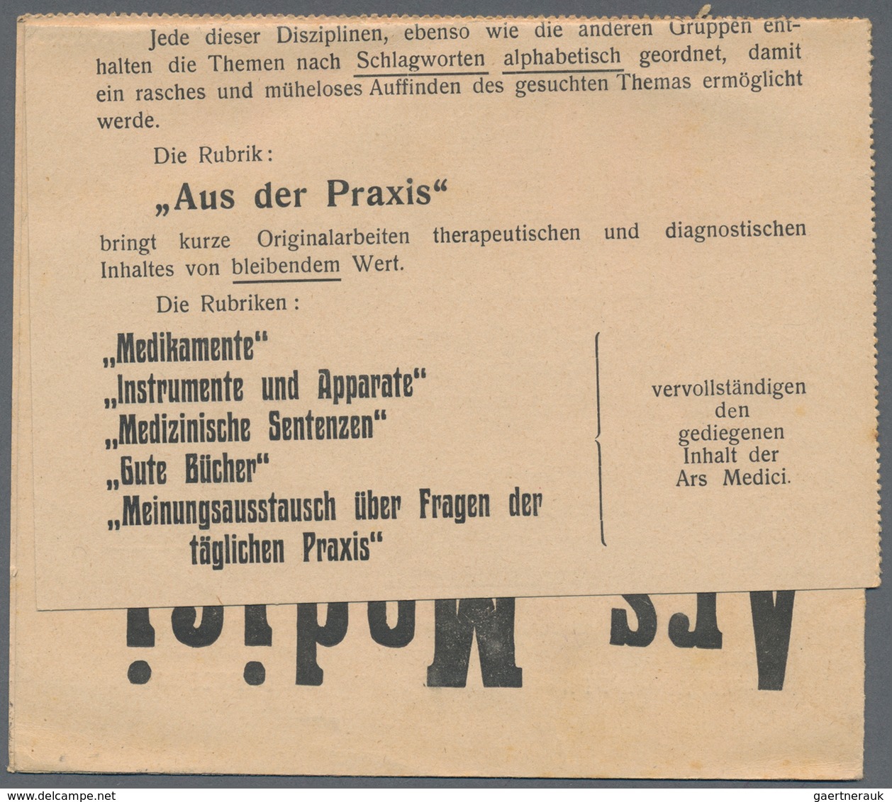 Thematik: Medizin, Gesundheit / Medicine, Health: 1913, Österreich. Reklame-Faltkarte 3 H Franz Jose - Geneeskunde