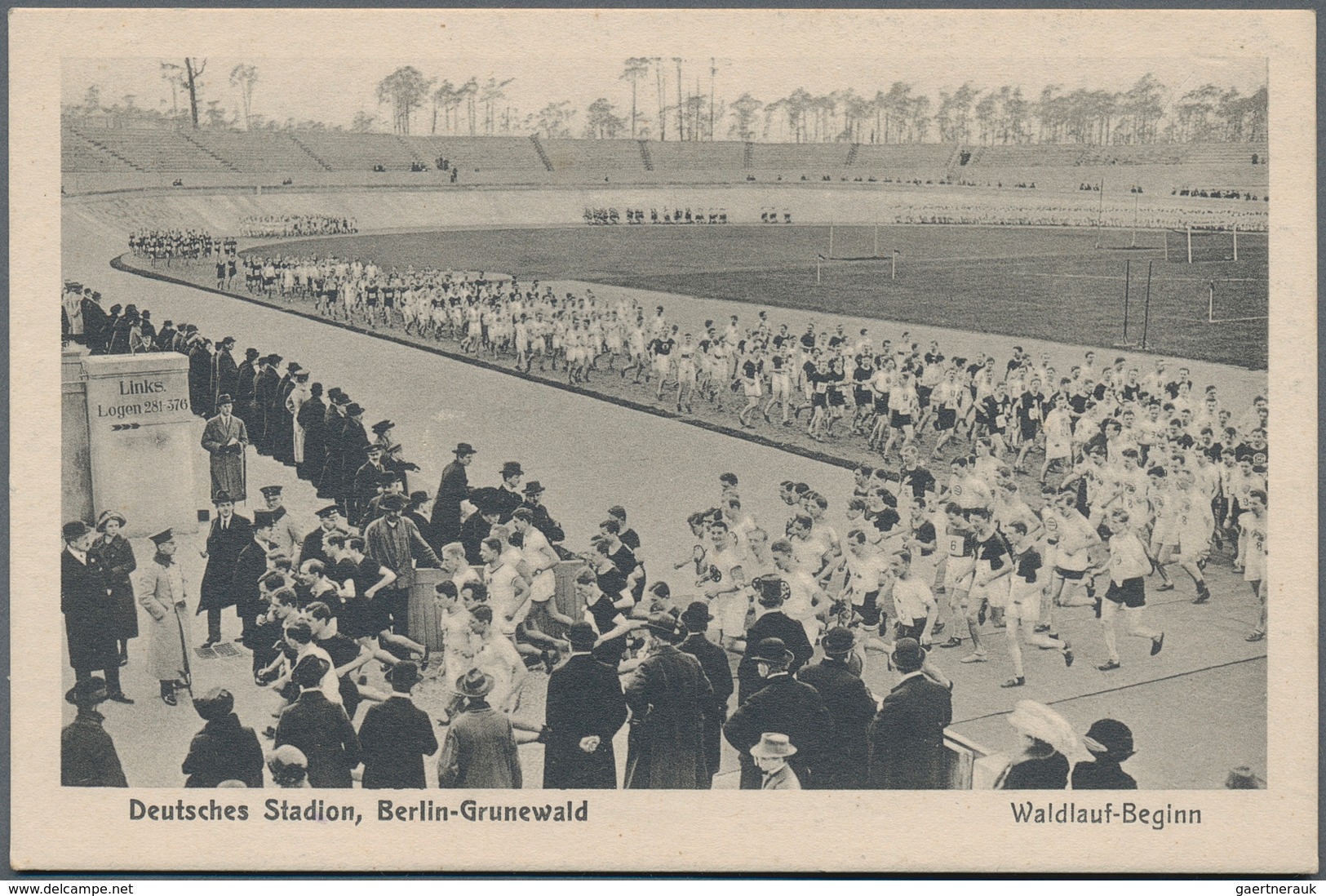 Thematik: Olympische Spiele / Olympic Games: 1916, Berlin, Deutsches Stadion Berlin-Grunewald, Fünf - Autres & Non Classés