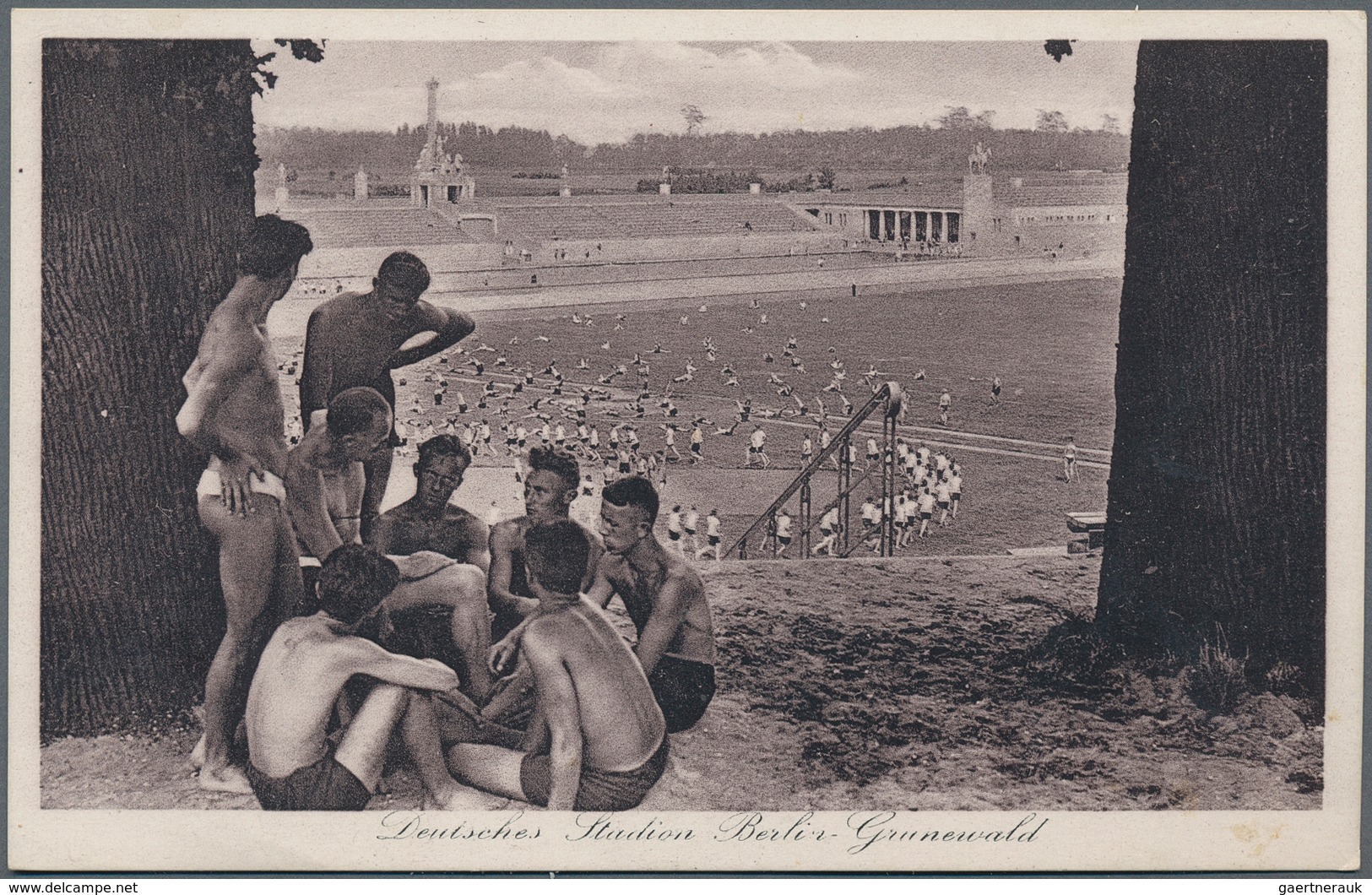 Thematik: Olympische Spiele / Olympic Games: 1916, Berlin, Deutsches Stadion Berlin-Grunewald, Fünf - Autres & Non Classés