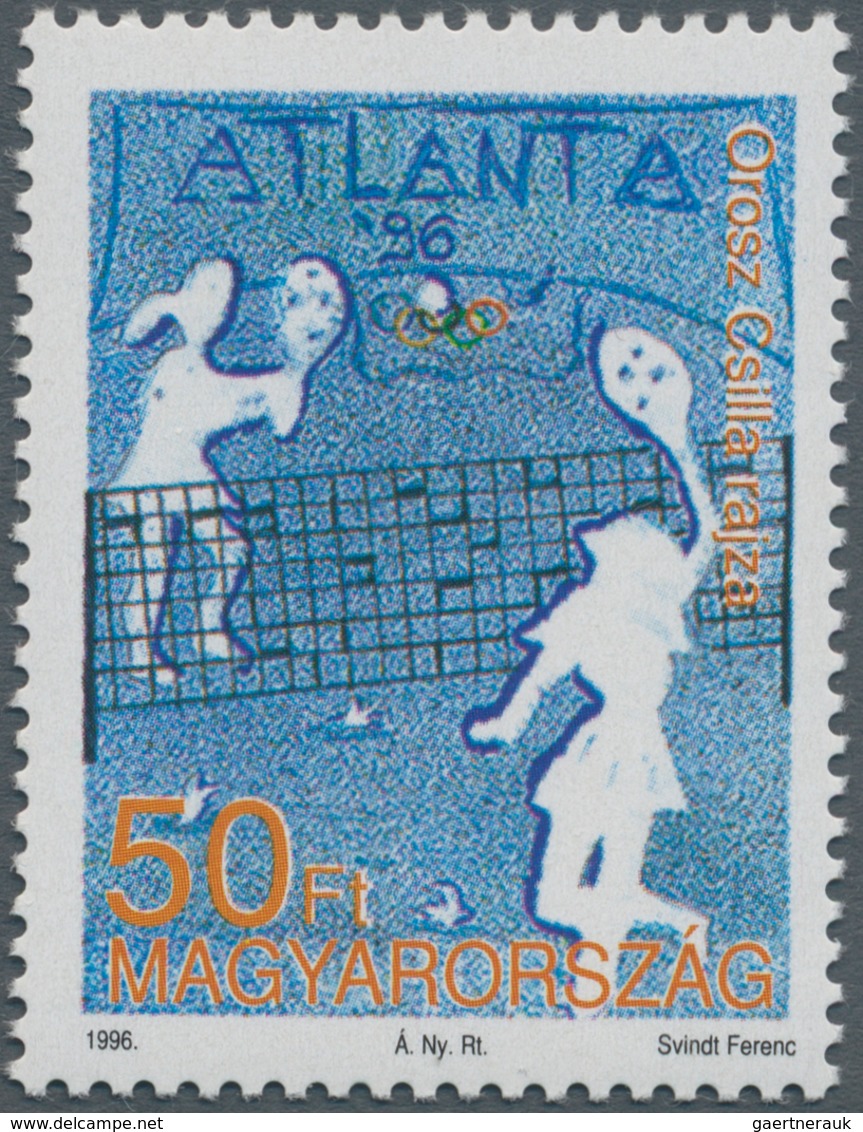 Thematik: Olympische Spiele / Olympic Games: 1996, Hungary, 50 Ft "Olympic Games Atlanta", POSTAL FO - Other & Unclassified