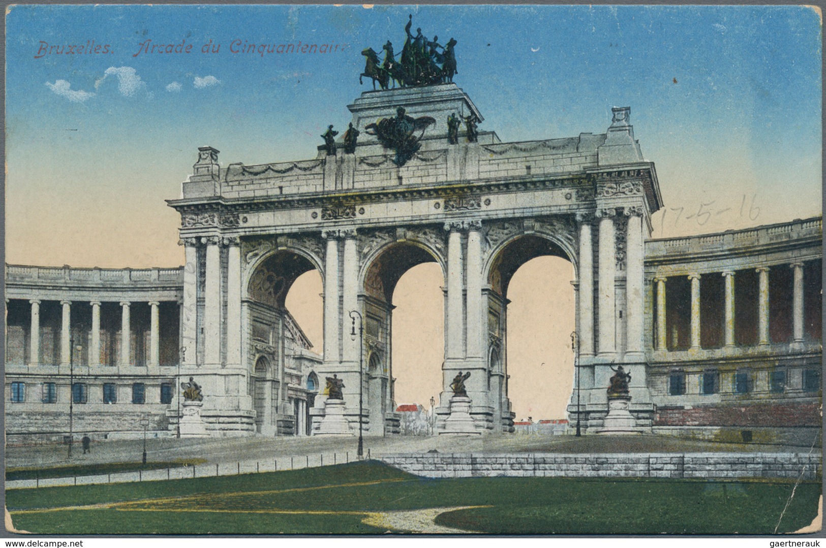 Thematik: Pfadfinder / Boy Scouts: 1916, German Reich. Field Post German Scouts In Brussels (31.1.16 - Andere & Zonder Classificatie