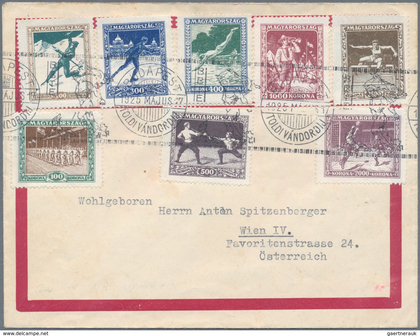 Thematik: Pfadfinder / Boy Scouts: 1925, Hungary. Cover With Complete Sports Issue, Inclusive The 10 - Otros & Sin Clasificación