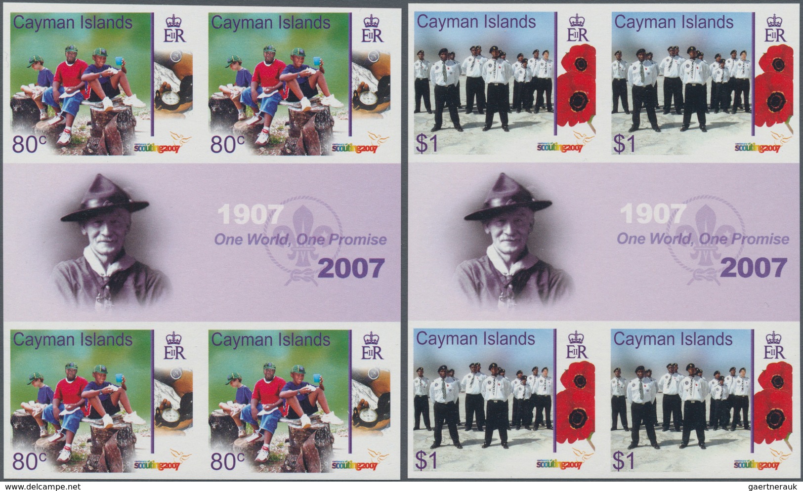 Thematik: Pfadfinder / Boy Scouts: 2007, CAYMAN ISLANDS: Centenary Of Scouting Complete Set Of Four - Andere & Zonder Classificatie