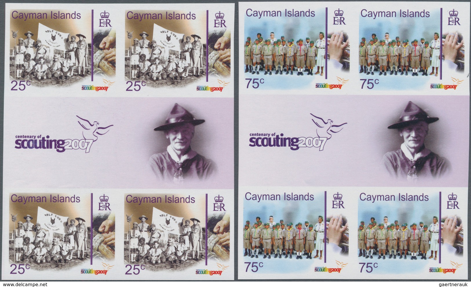 Thematik: Pfadfinder / Boy Scouts: 2007, CAYMAN ISLANDS: Centenary Of Scouting Complete Set Of Four - Other & Unclassified