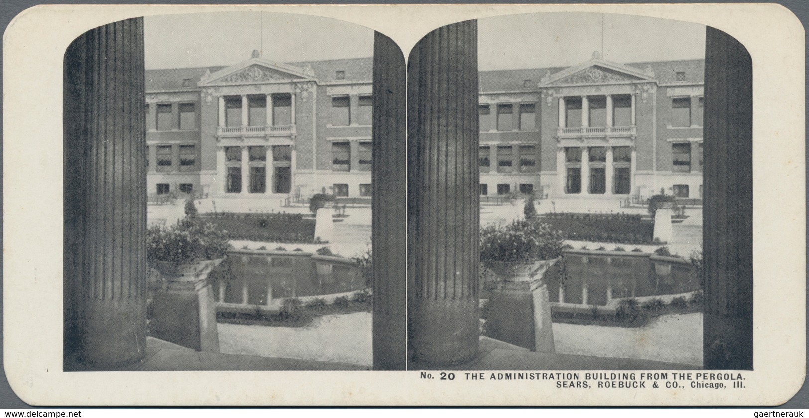 Thematik: Postautomation / postal mecanization: 1910/1920, five stereopicture cards showing "PNEUMAT