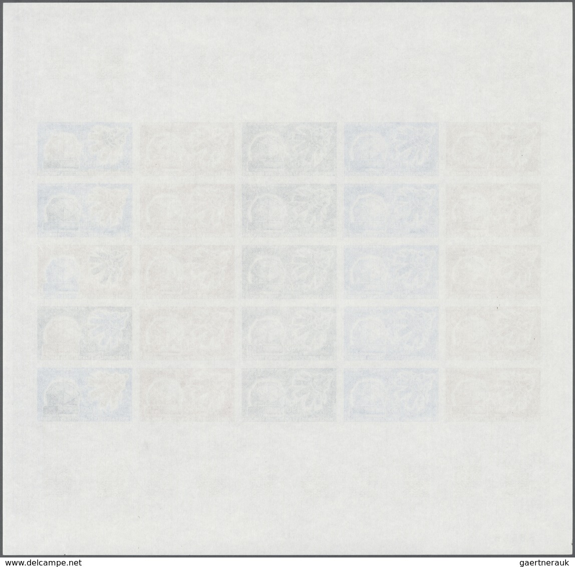 Thematik: Raumfahrt / Astronautics: 1979, F.S.A.T. Complete Color Proof Sheet Of 25 For The 1.90fr V - Other & Unclassified